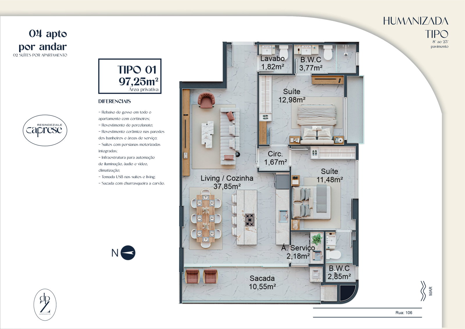 Planta 4 de Caprese Residenziale