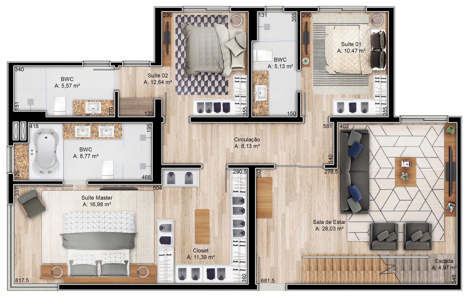 Planta 10 de Millennium Park Residence