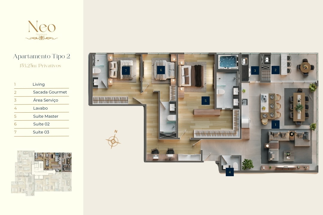 Planta 2 de Neo Residence