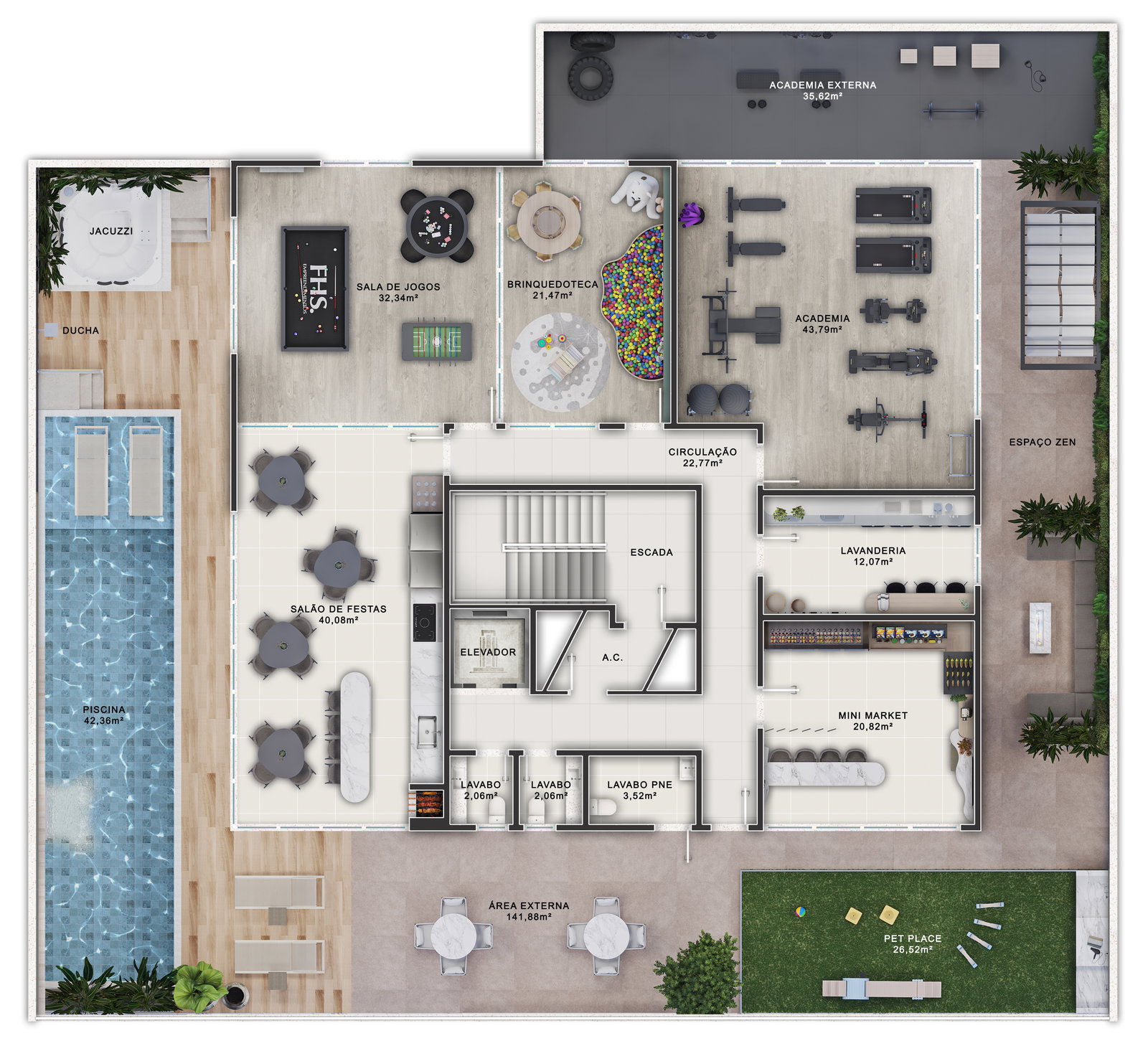 Planta 3 de Zenith Residence