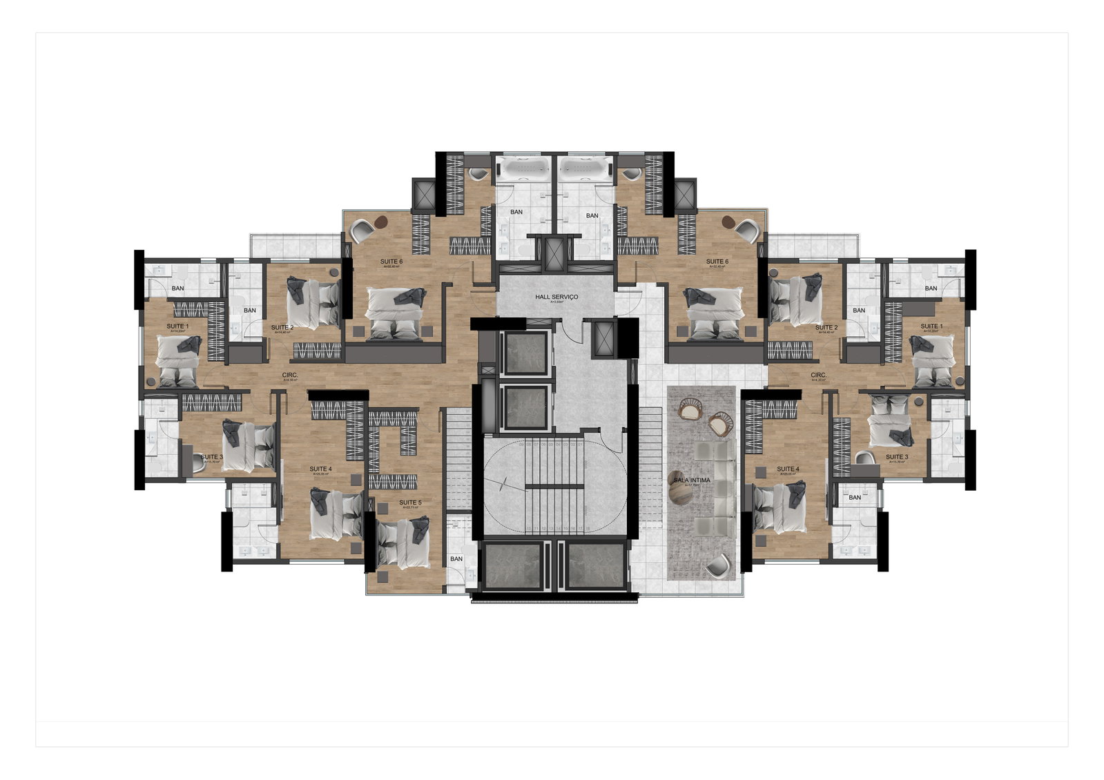 Planta 4 de Celina Garden Residence