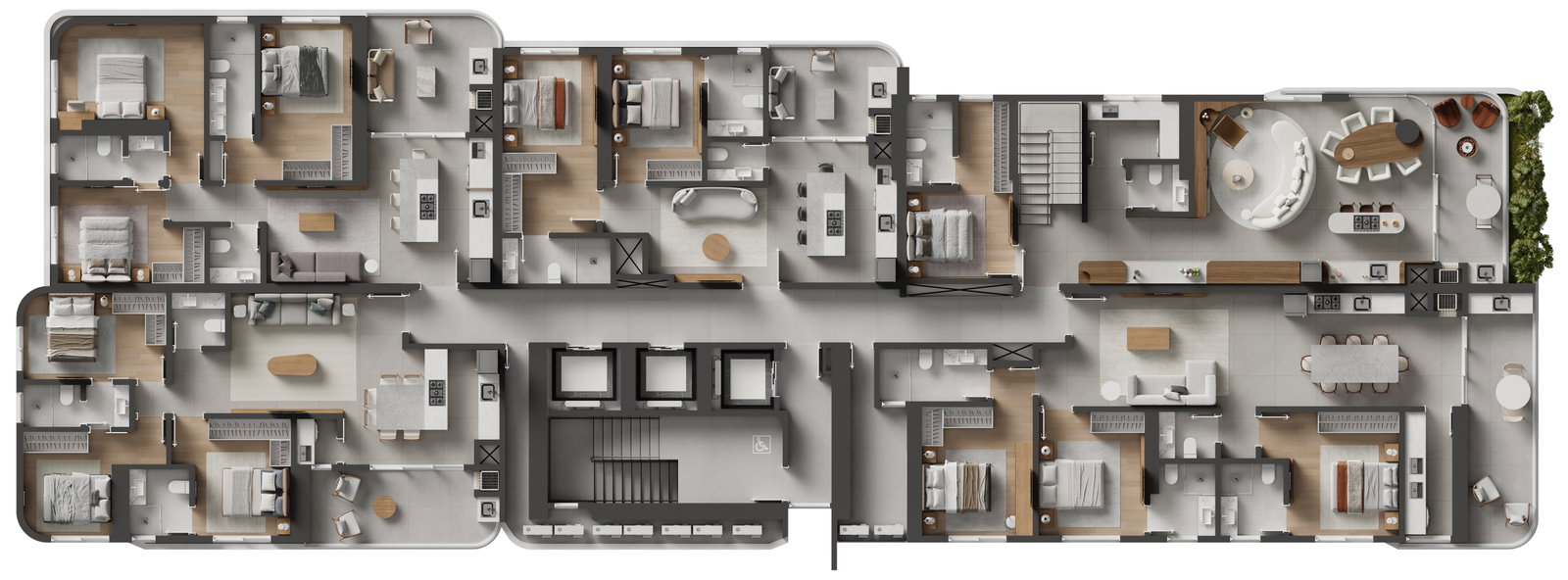 Planta 1 de Baker's Bay Residence