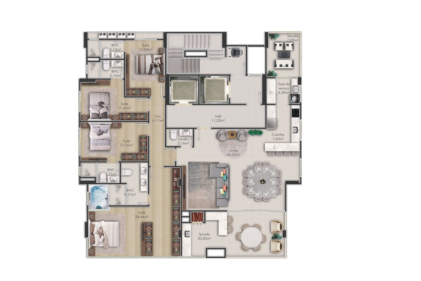 Planta 4 de Vista Paradiso Concept