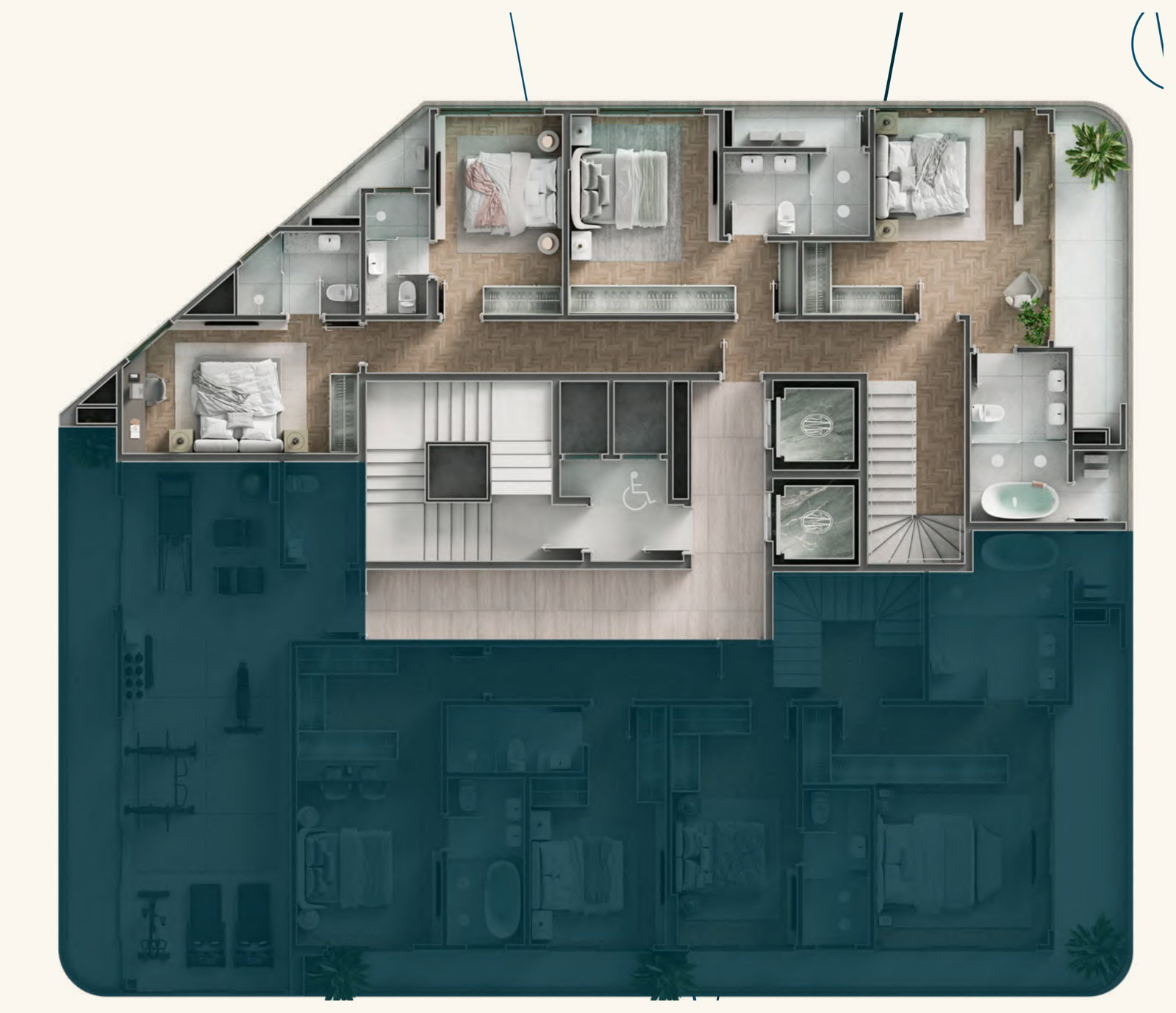 Planta 6 de Amares Residencial Boutique