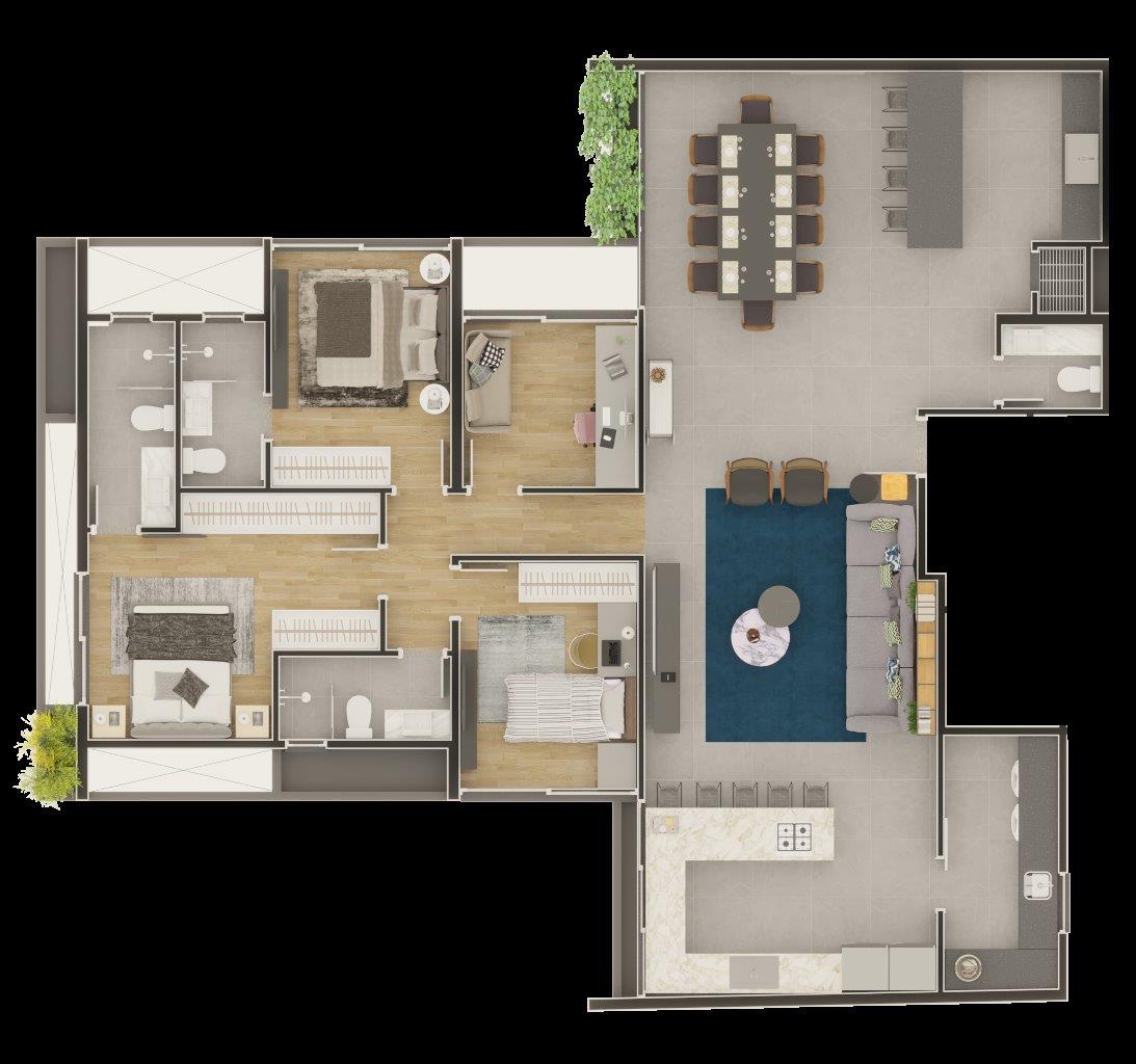 Planta 3 de Malibu