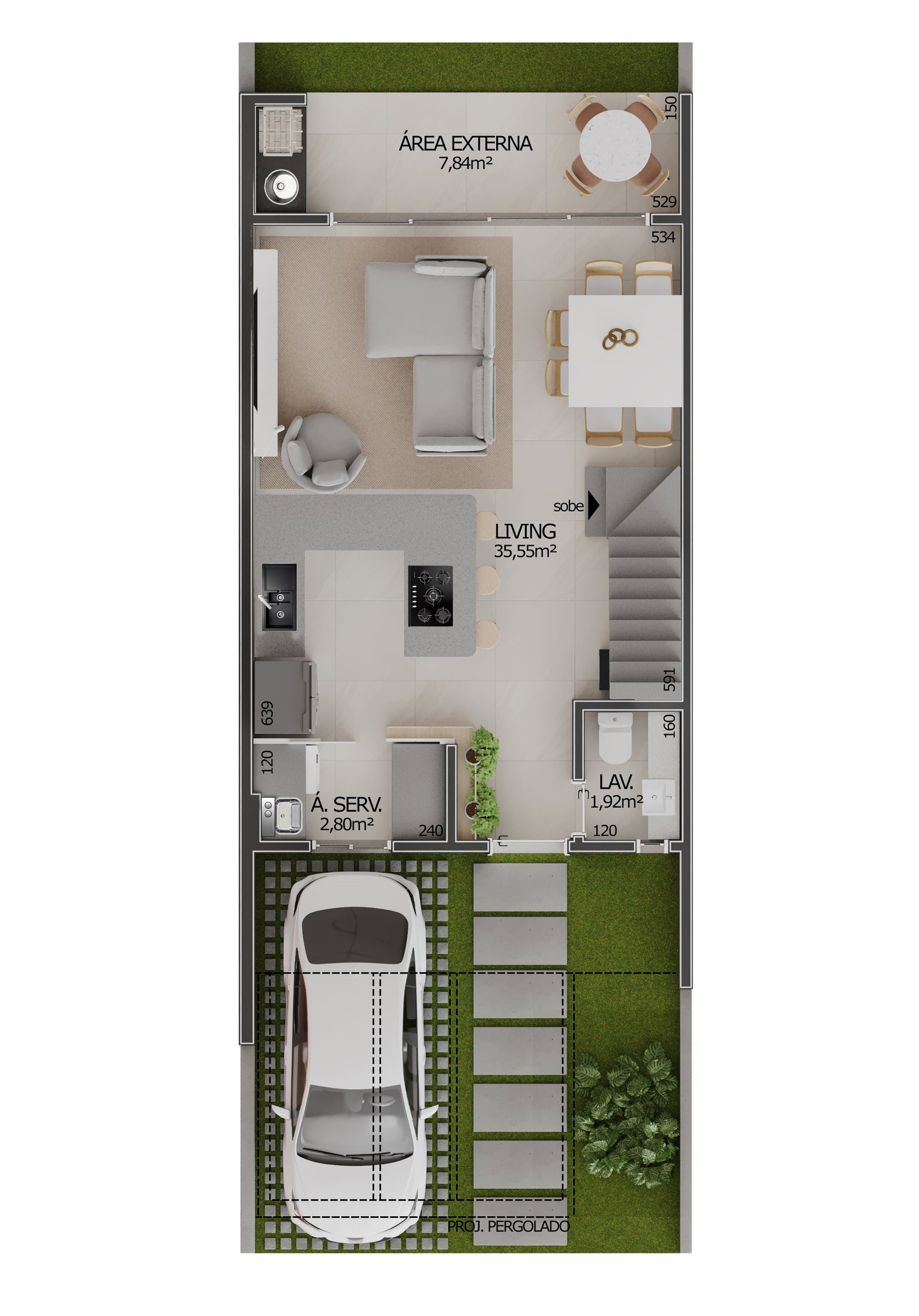 Planta 1 de Aura Residencial