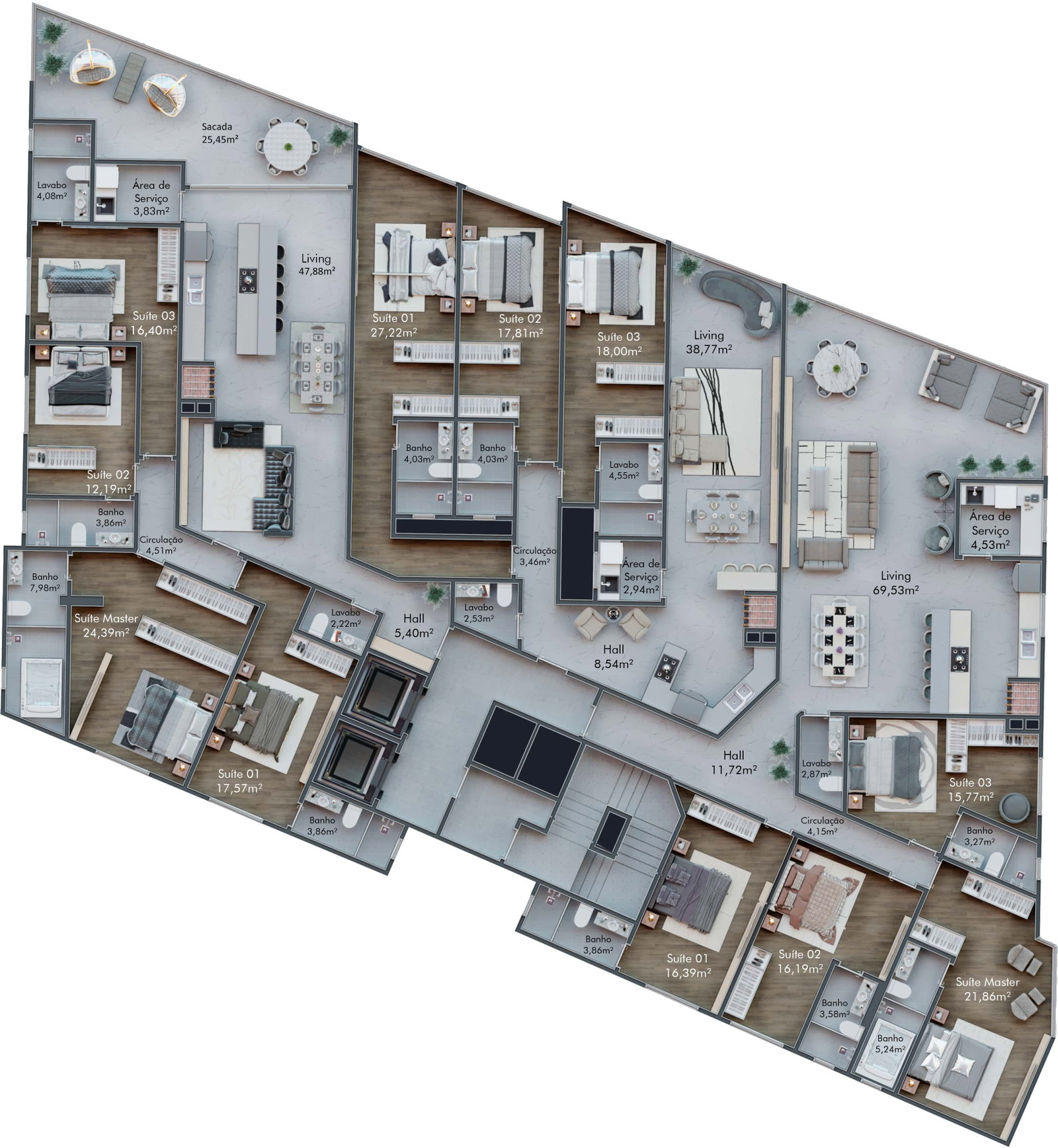Planta 2 de Strait Tower