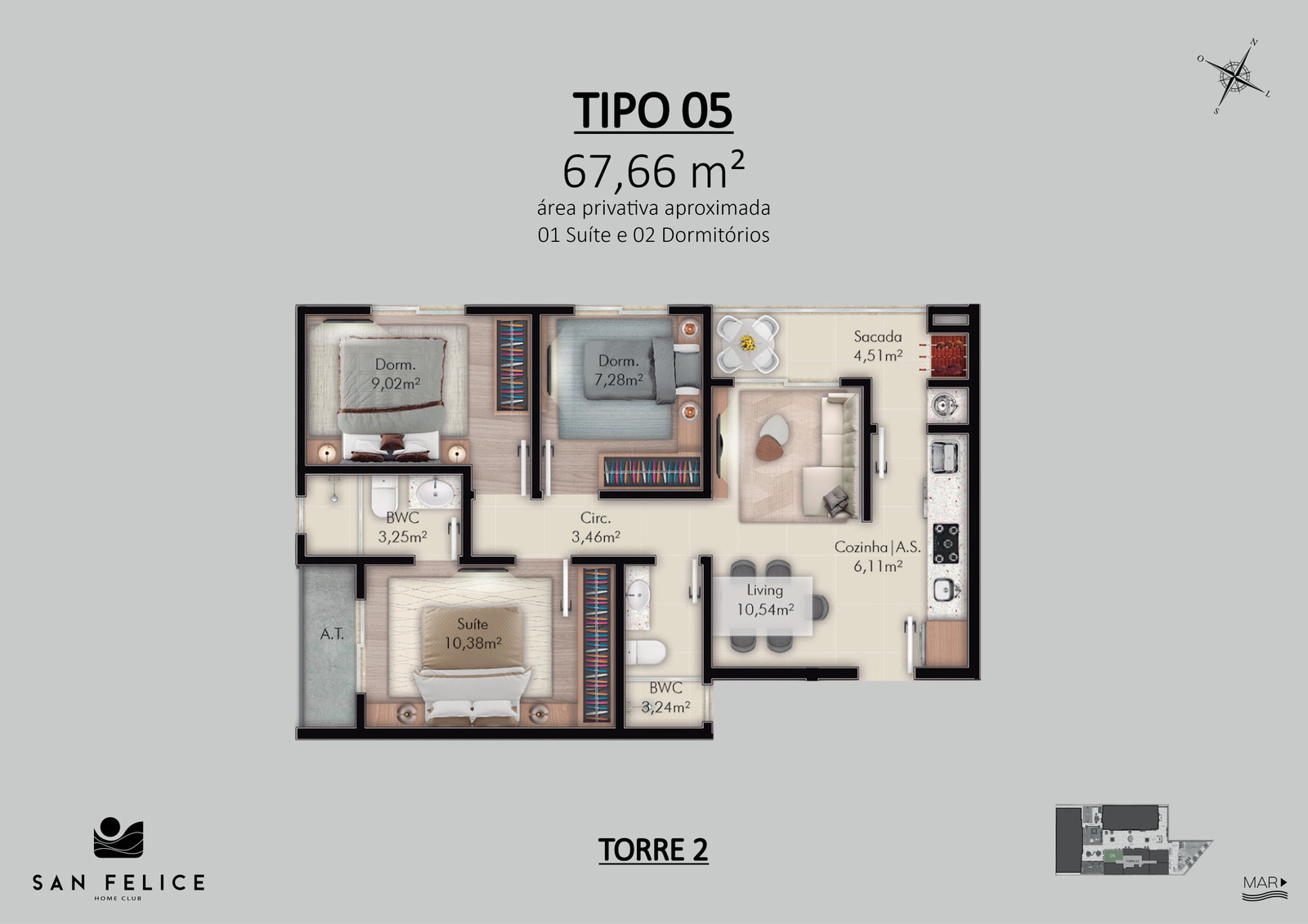 Planta 17 de San Felice Home Club