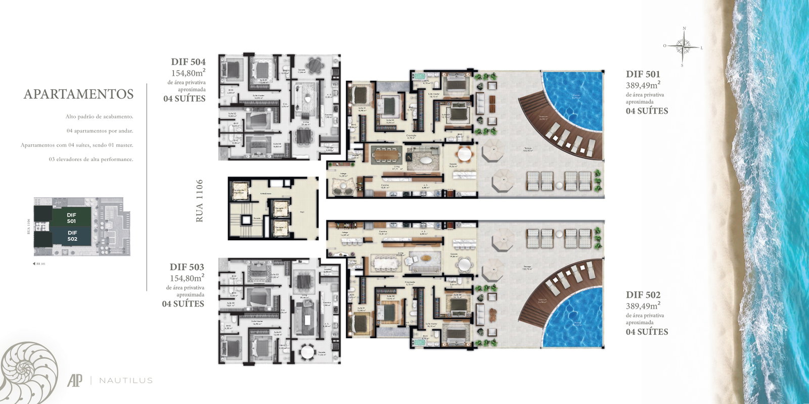 Planta 8 de Nautilus Beach Home