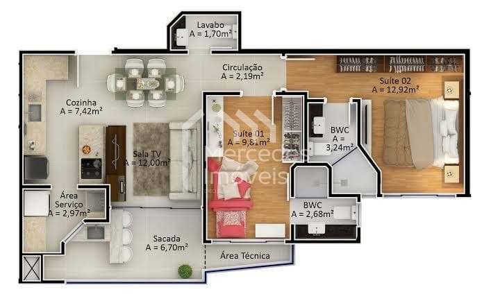 Foto 24 de Apartamento 2 suítes à venda · Ressacada, Itajaí · LIFE RESIDENCE