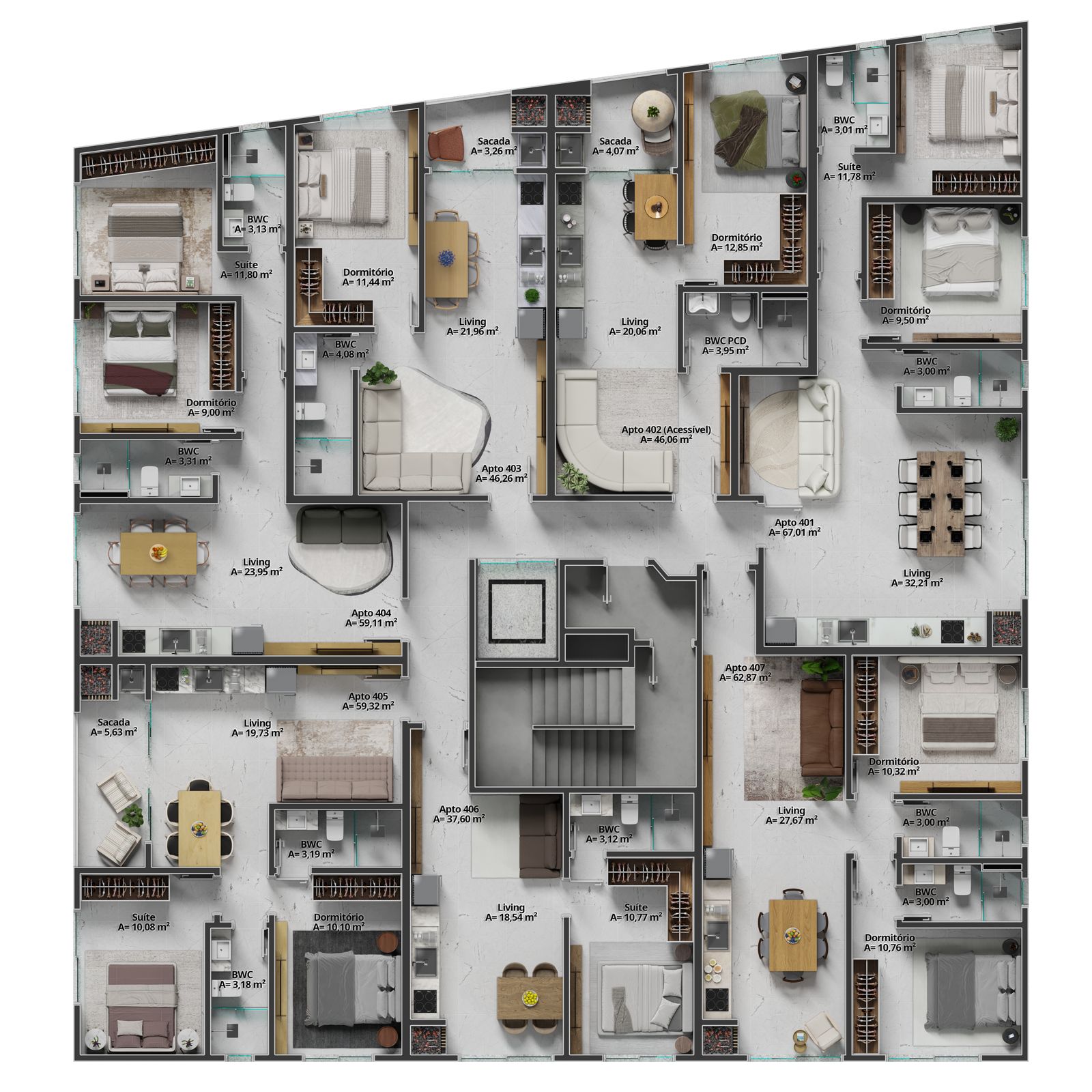 Planta 6 de Lumii Residence