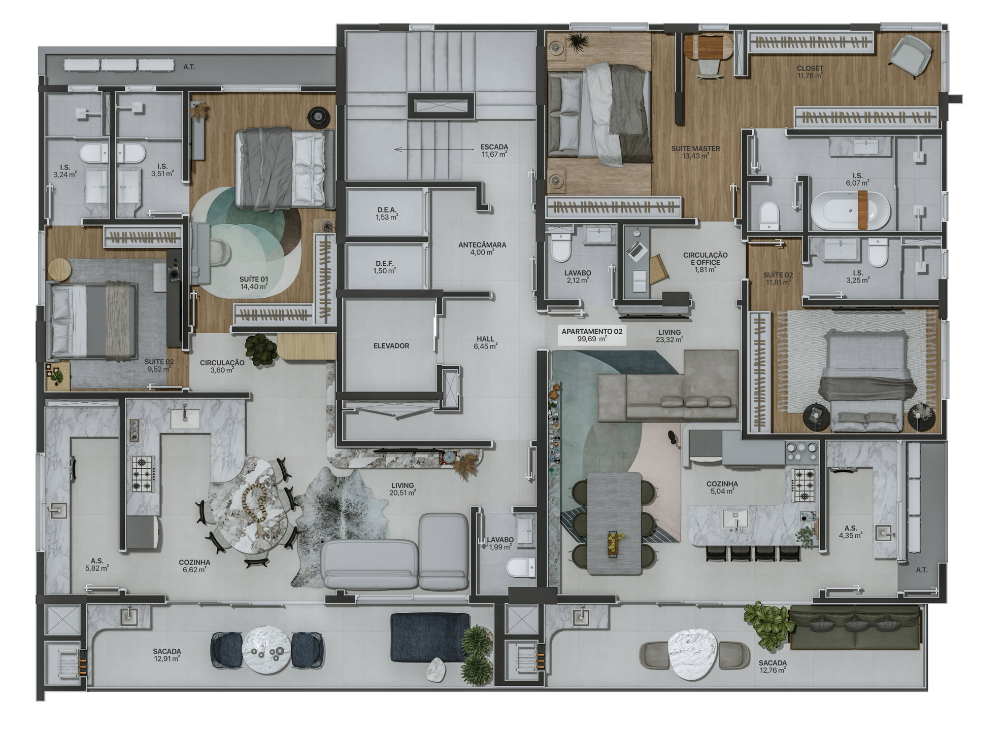 Planta 5 de Residencial Marena