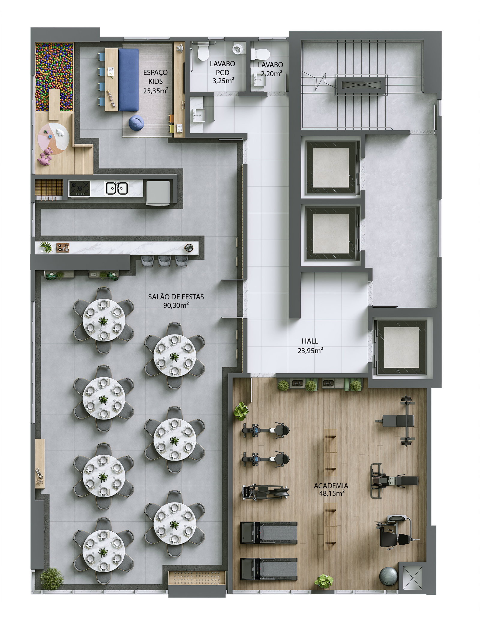 Planta 3 de Villa de Capri