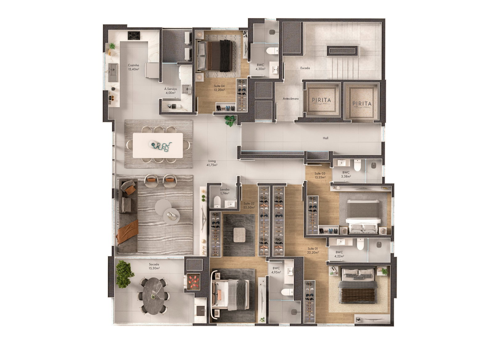 Planta 1 de Pirita Concept Home