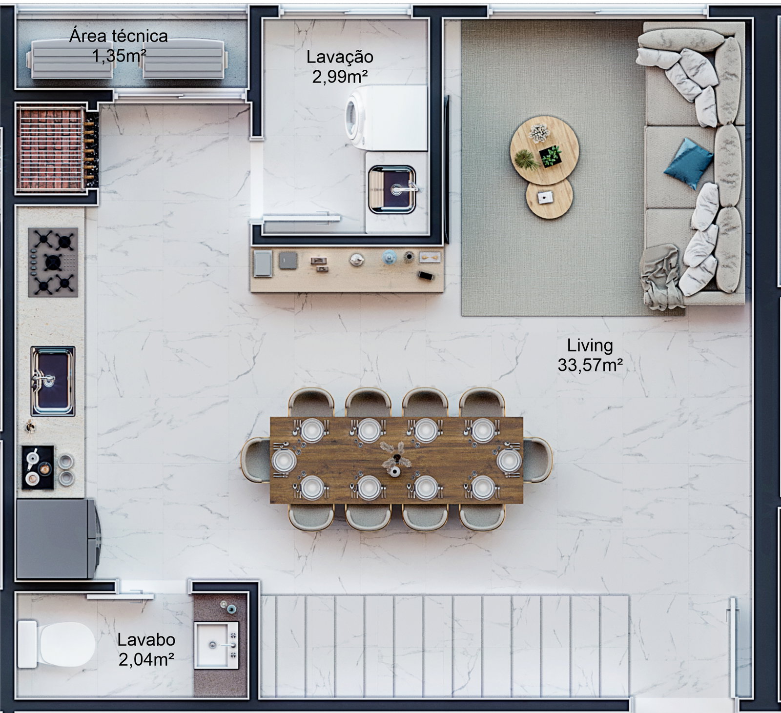 Planta 3 de Esplêndido Residence