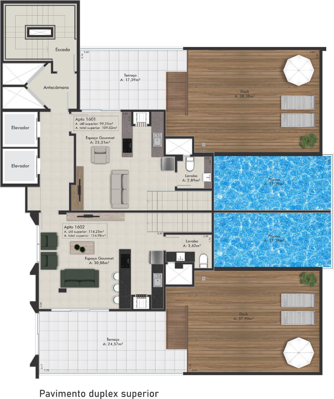 Planta 8 de Play Residence