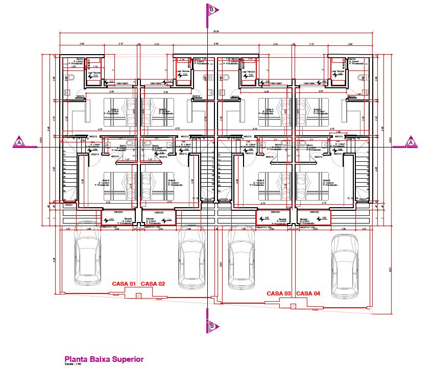 Planta Planta Baixa Superior do Greenview Residence