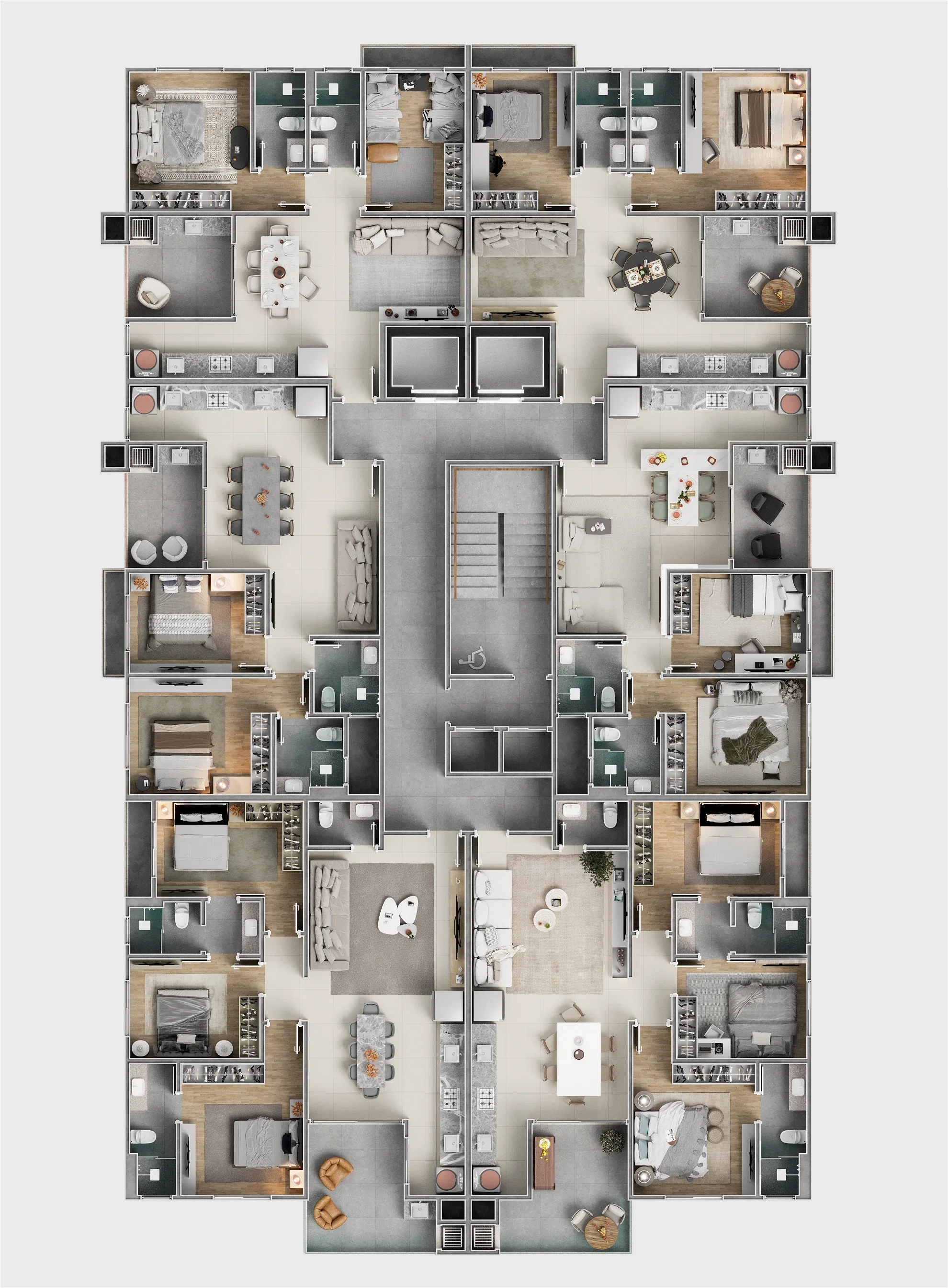 Planta 1 de Edifício Tour Santorini