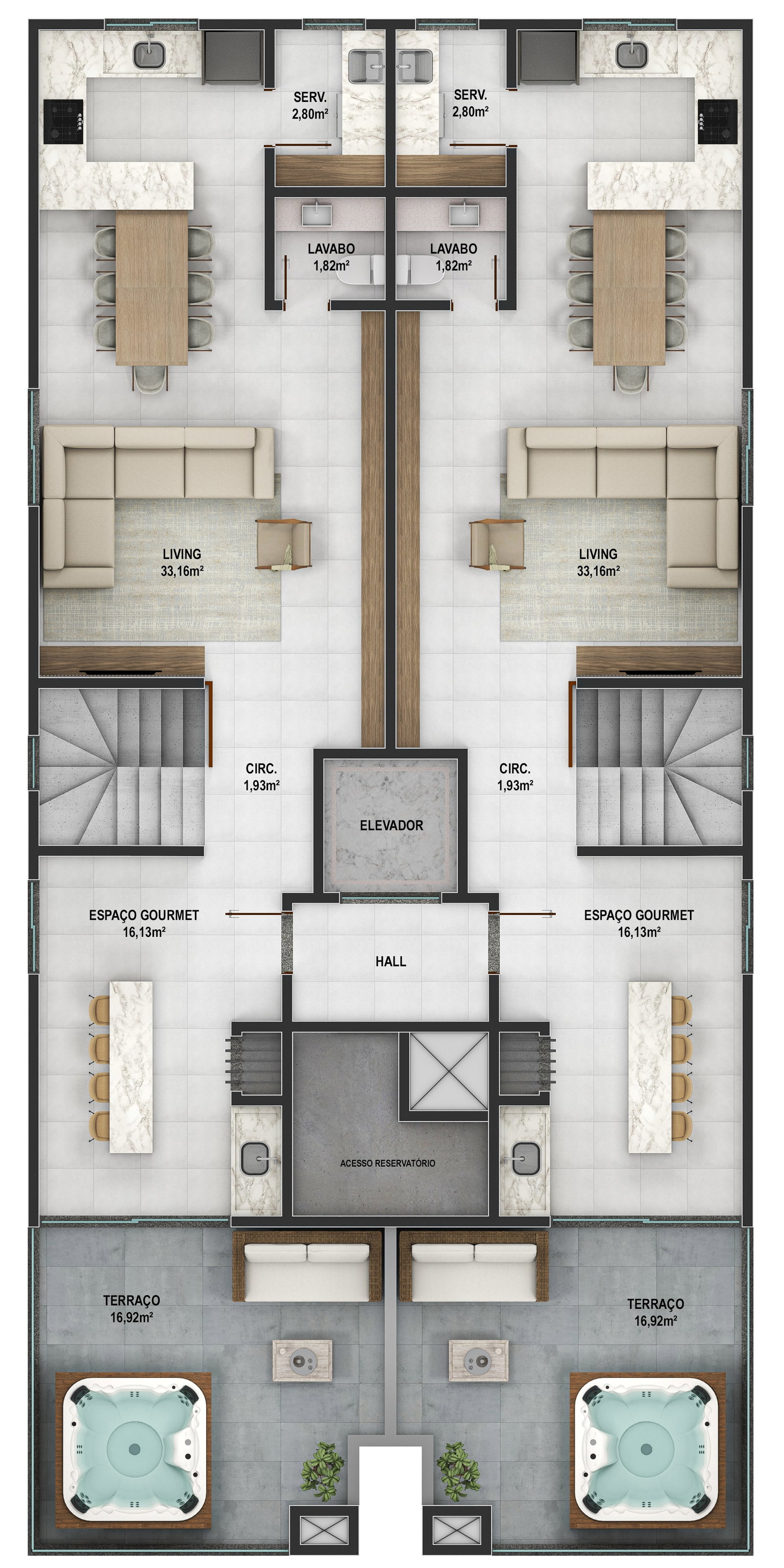 Planta 4 de Aureum Residence