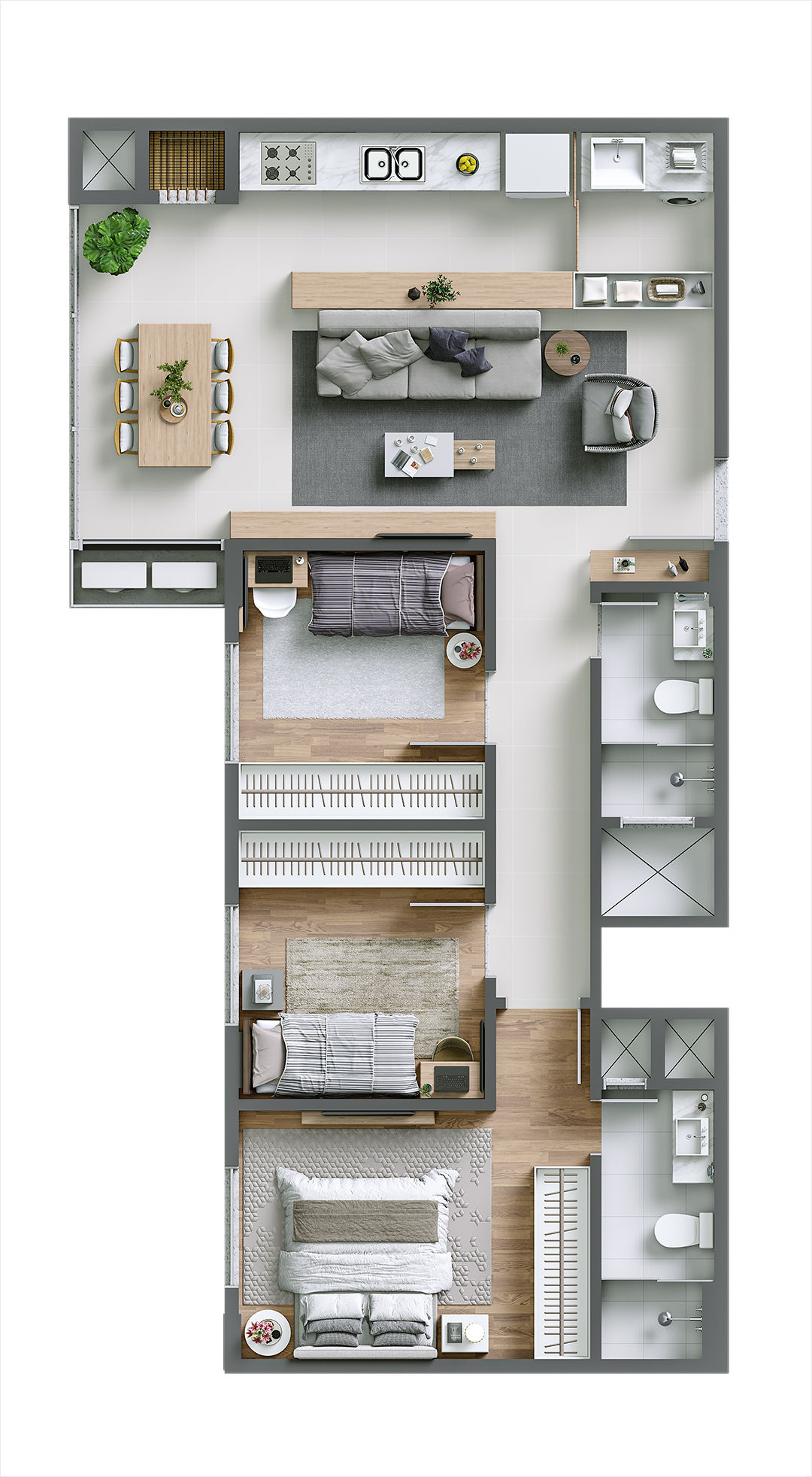 Planta 4 de Ekoa Residence