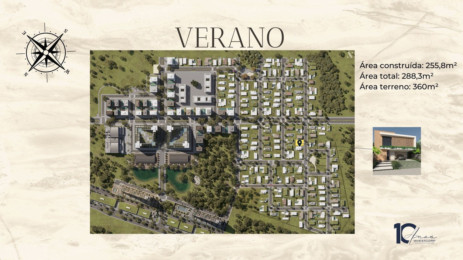 Planta Implantação (6 de 6) do Casas VivaPark