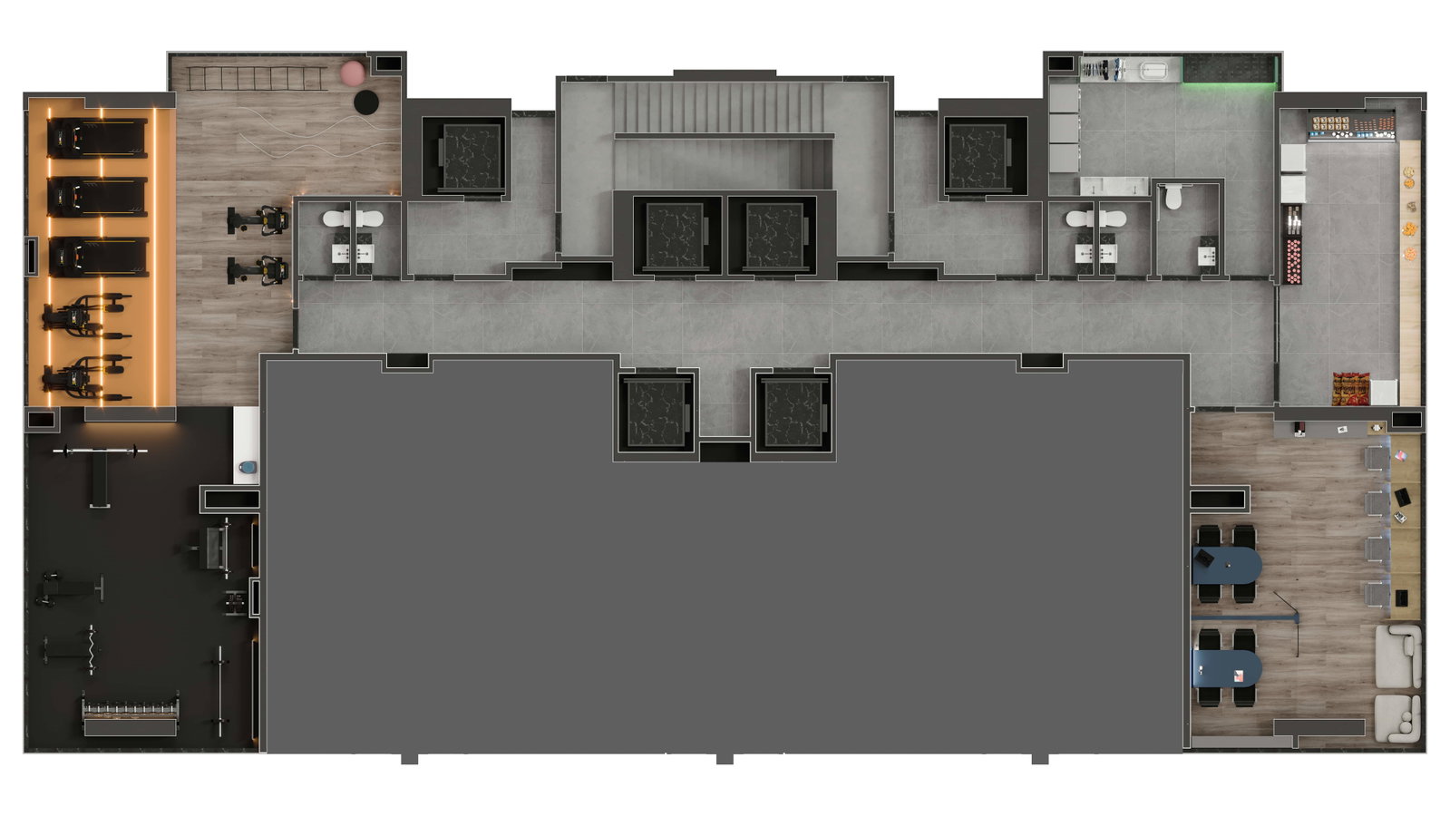 Planta Lazer (1 de 3) do Las Vegas Home Club
