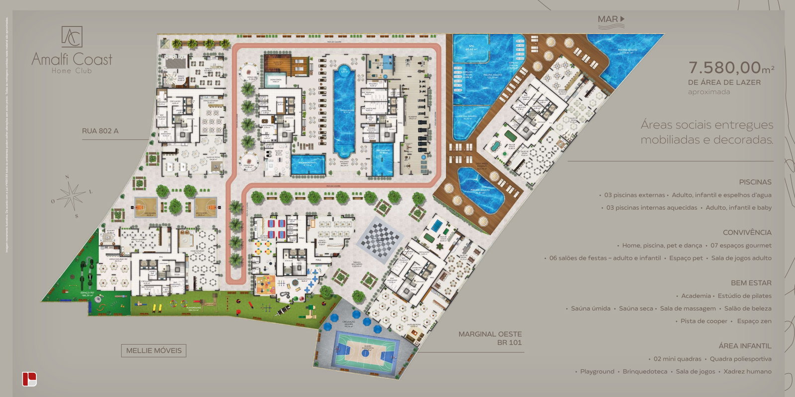 Planta 2 de Amalfi Coast Home Club
