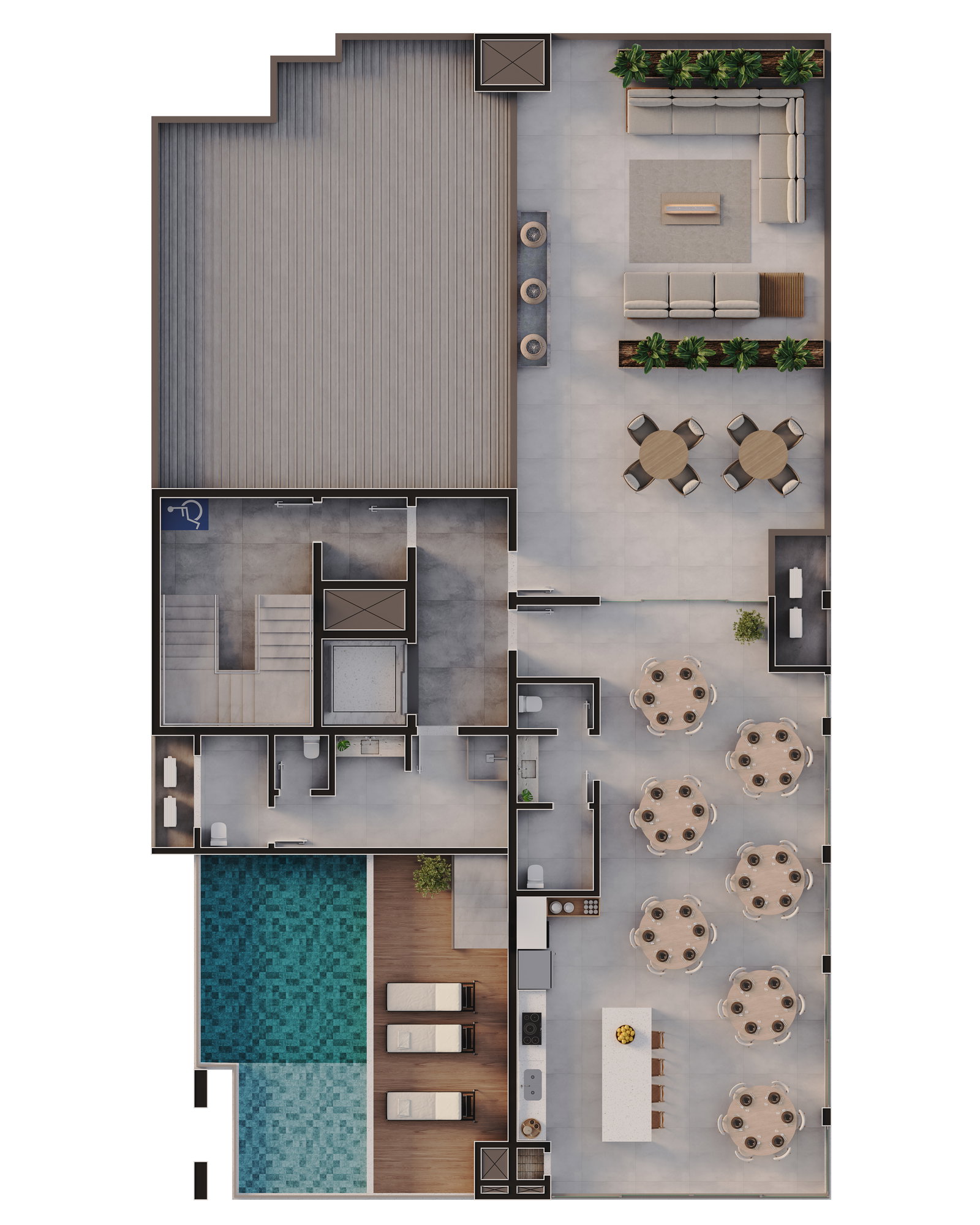 Planta 1 de Riade Residencial