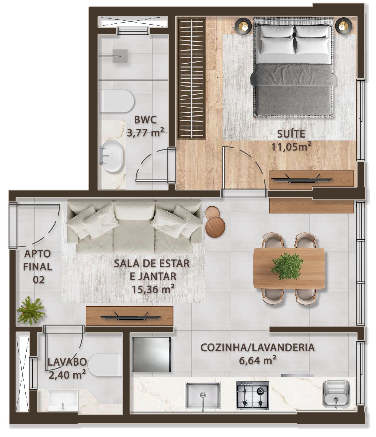Planta 3 de Downtown