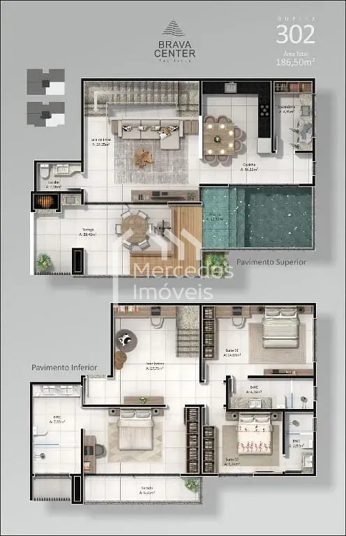 Foto 18 de Apartamento 4 suítes à venda · Praia Brava, Itajaí · Brava Center