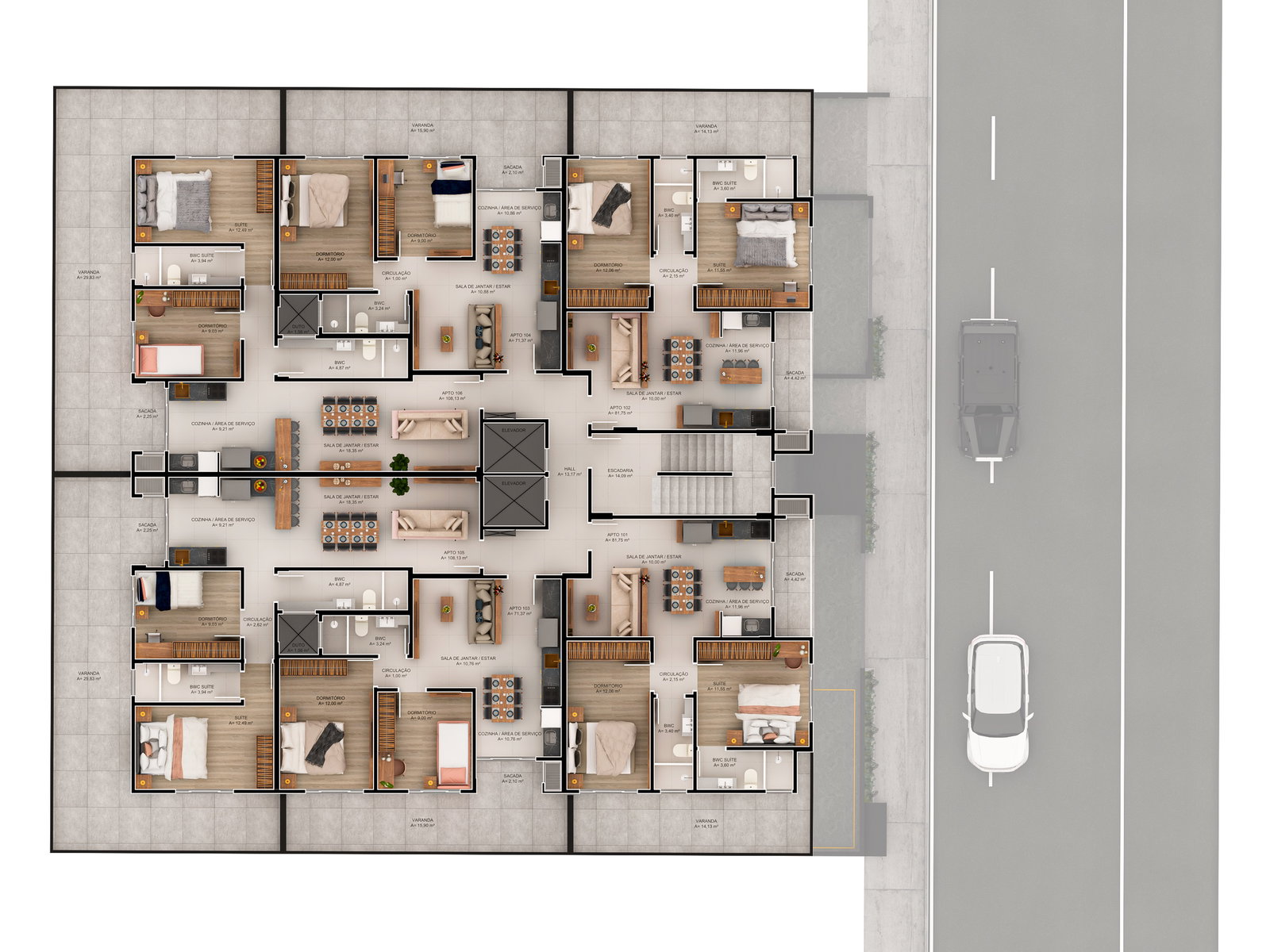 Planta 3 de Villaggio Dell'Orizzonte