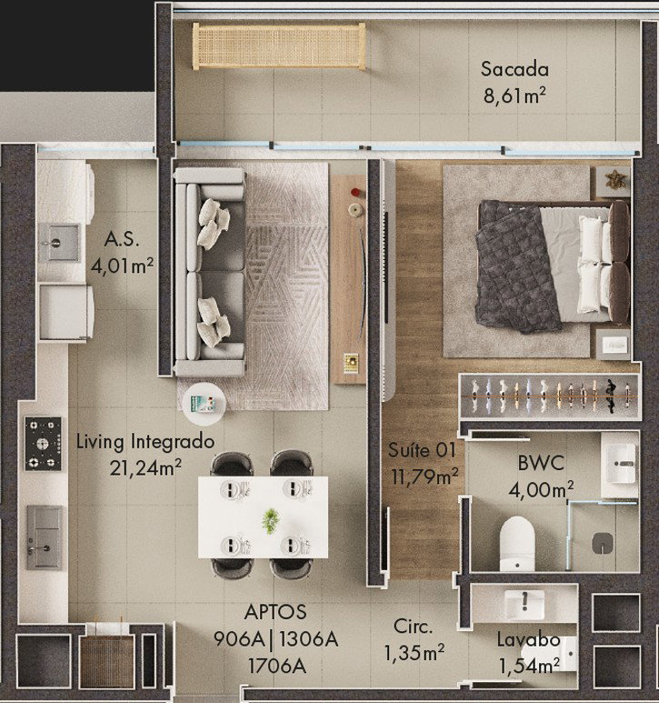 Planta 4 de Vitta 27