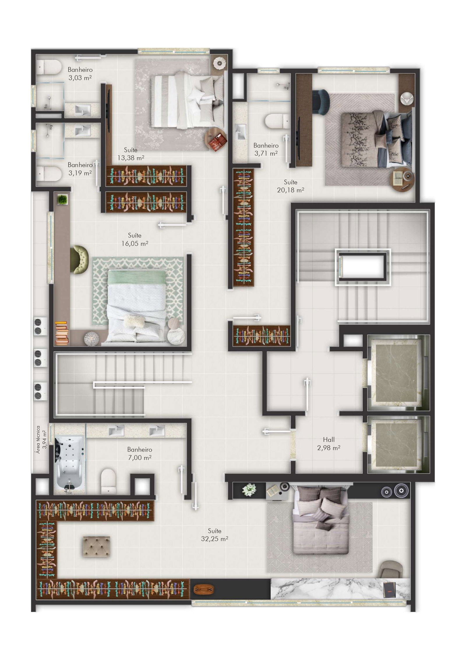 Planta 3 de Villa Lobos