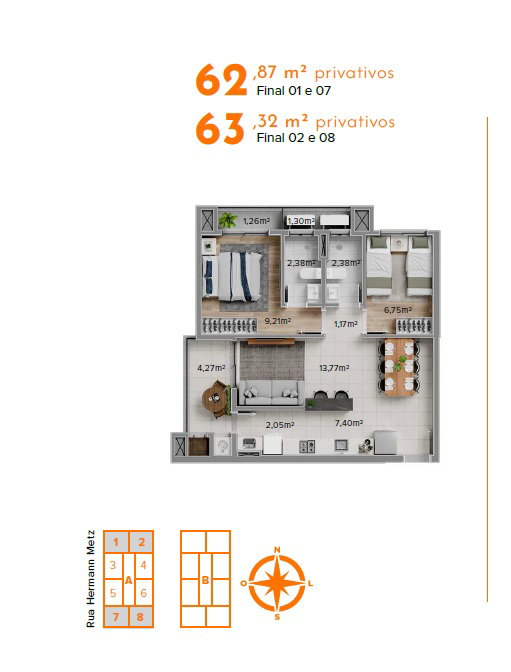 Planta 5 de Duo Residence - Torre A