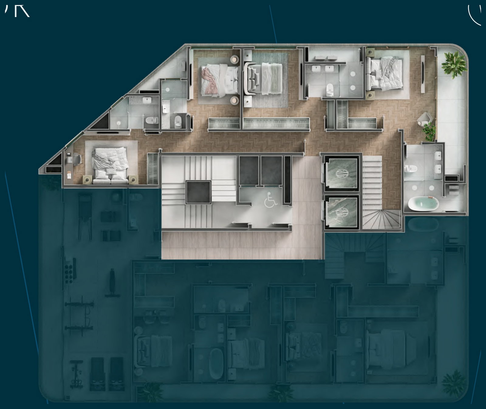 Planta 3 de Amares Residencial Boutique