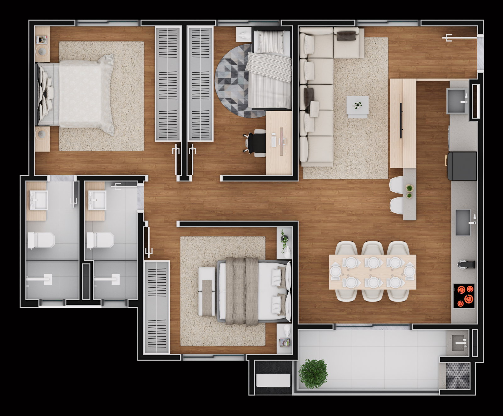 Planta 2 de Residencial Torino