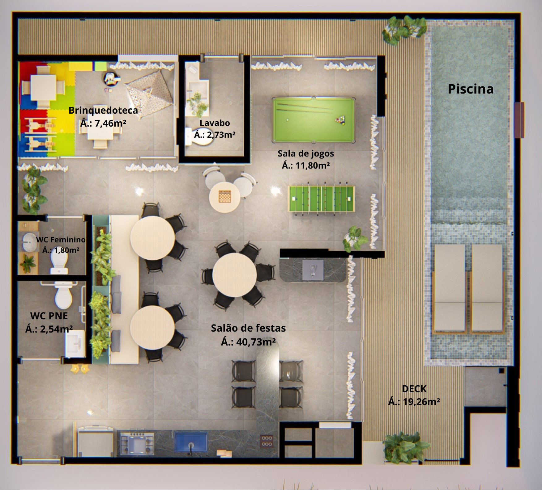 Planta 3 de Milano Residence