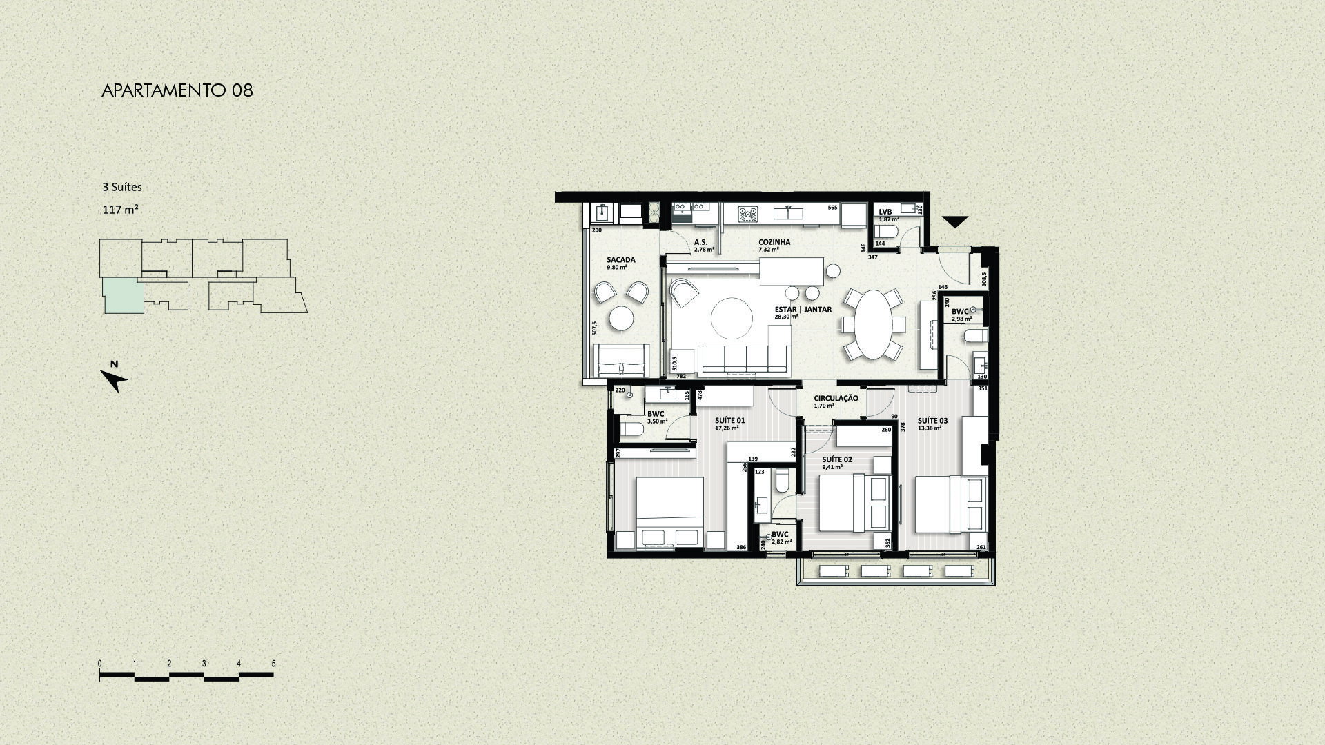 Planta 1 de Canvas Residence