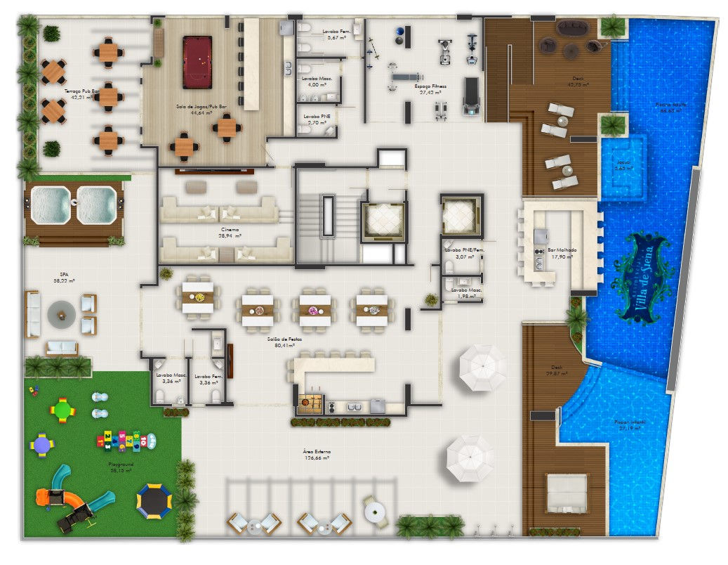 Planta 2 de Residencial Villa de Siena