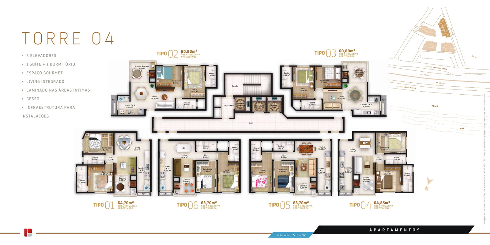 Planta 5 de Blue View