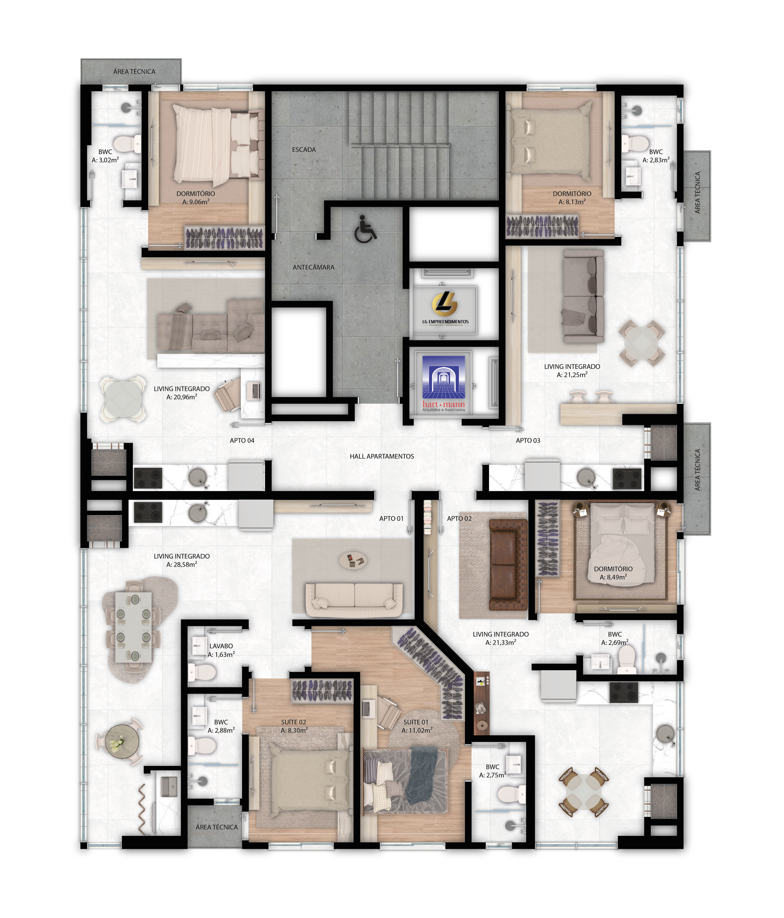 Planta 6 de Blue Tower
