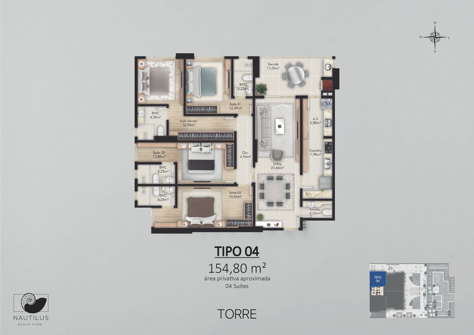 Planta 3 de Nautilus Beach Home
