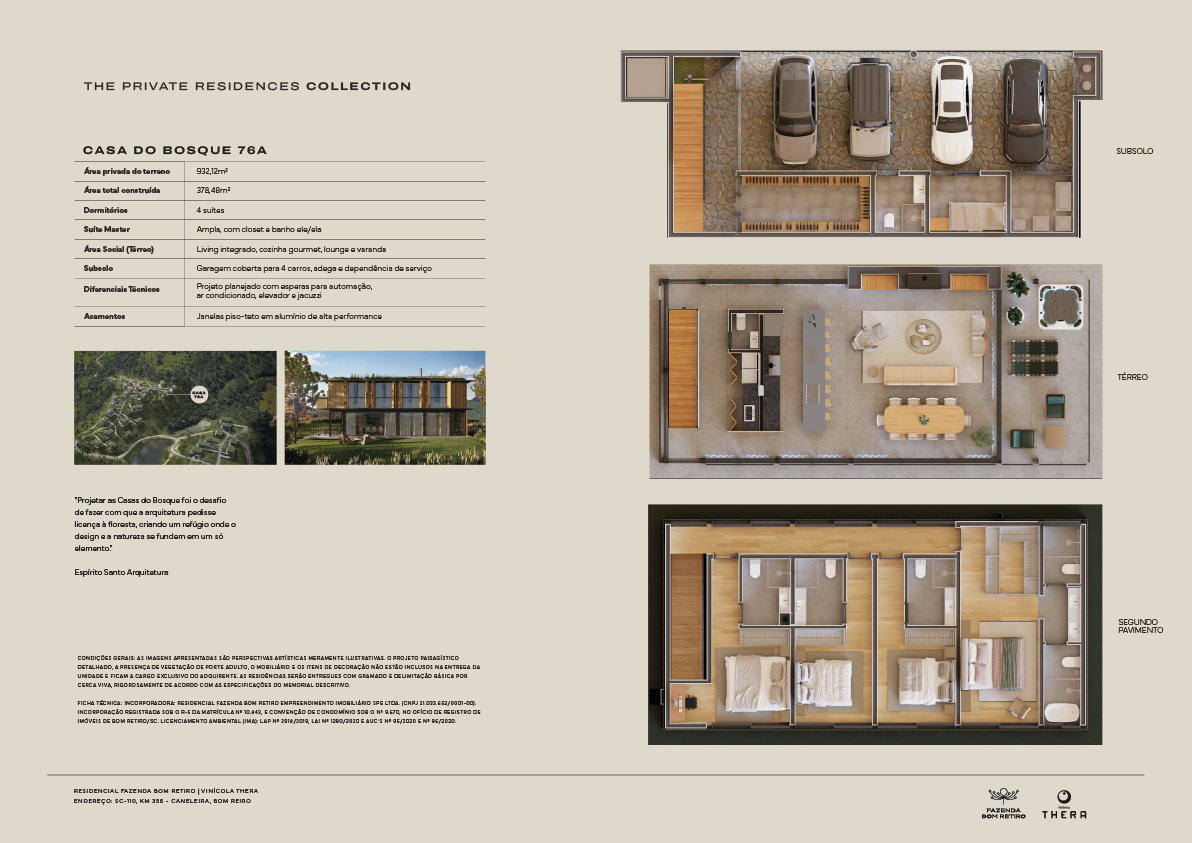 Planta 1 de Residencial Fazenda Bom Retiro