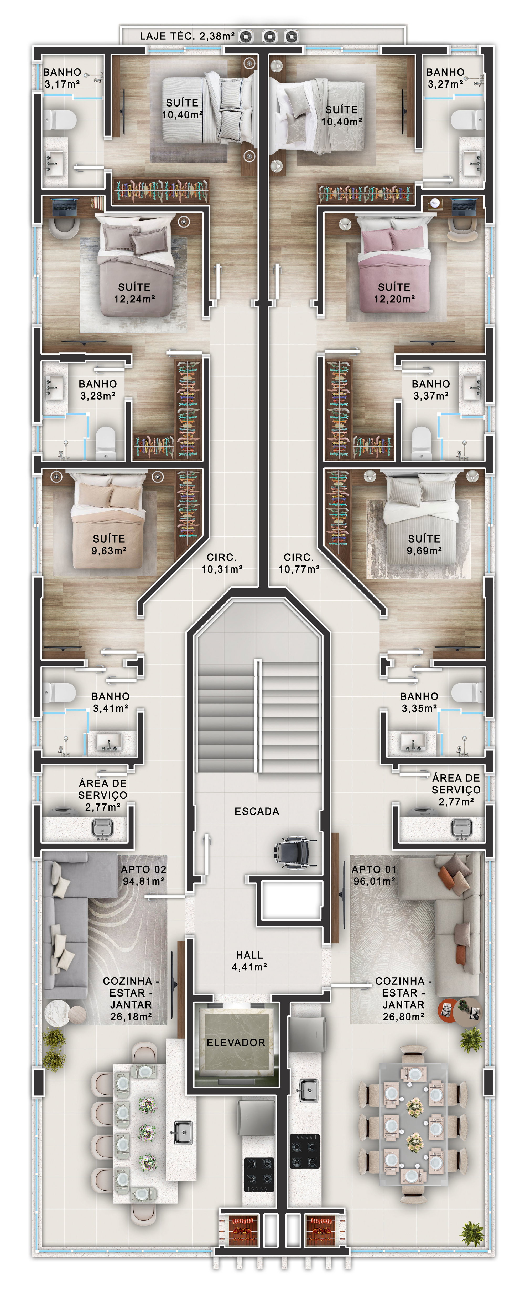 Planta 2 de Coruja East Wind