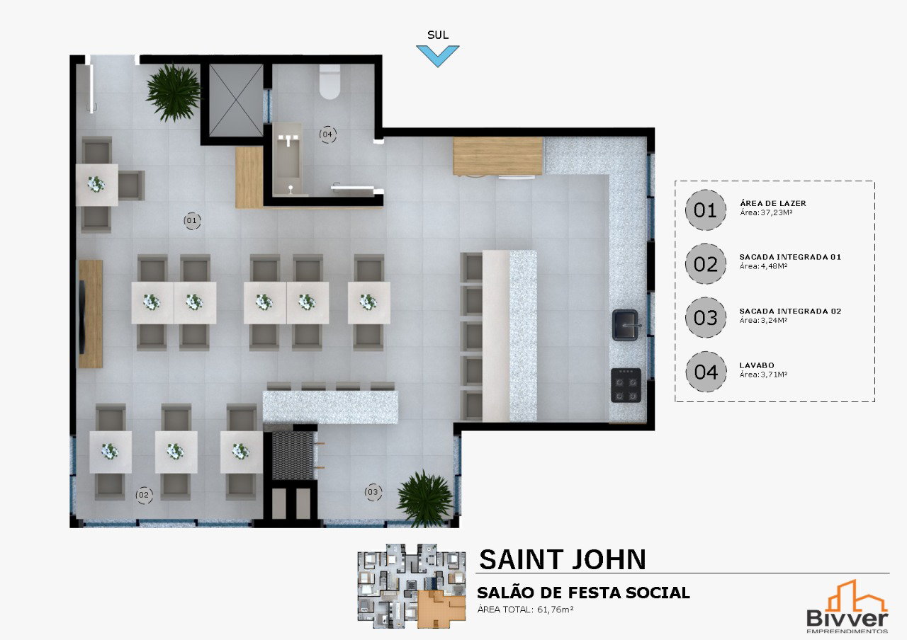 Planta 21 de Residencial Saint John