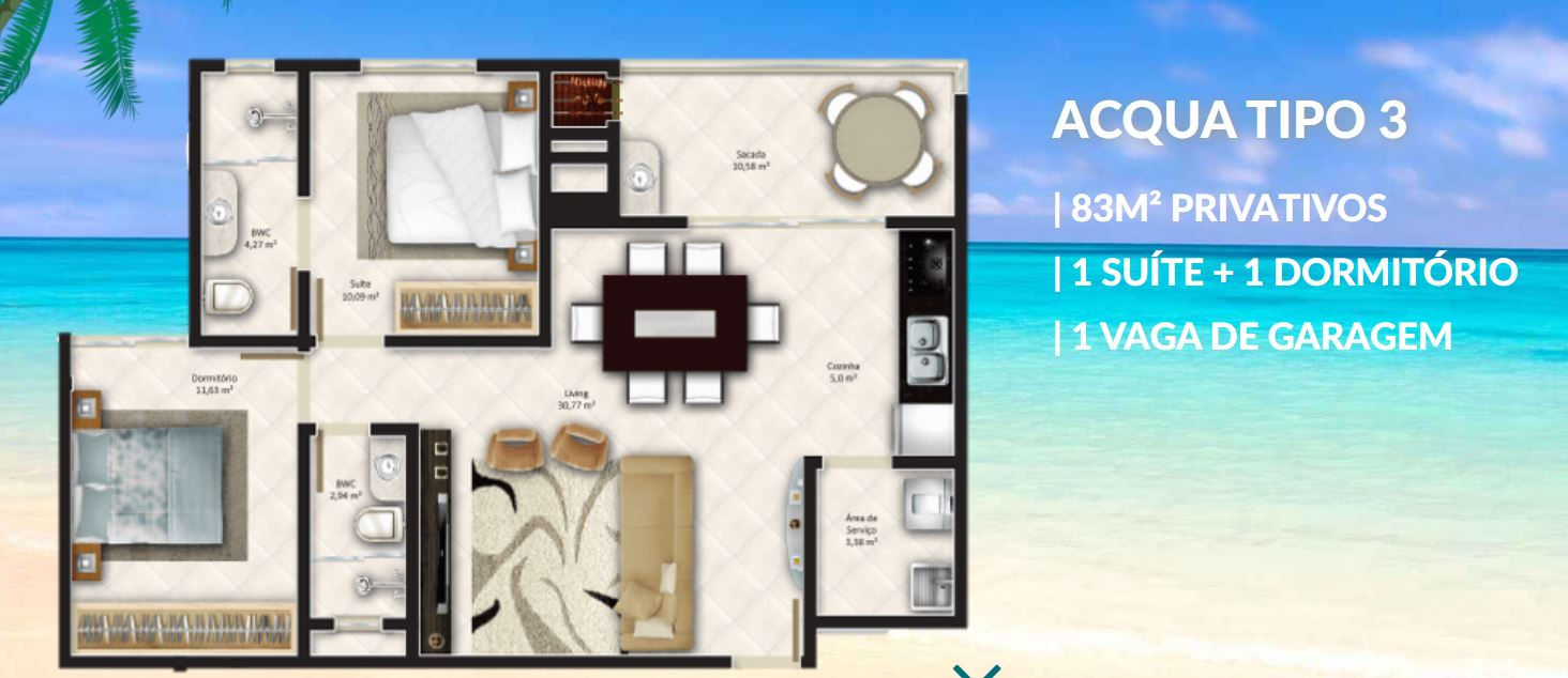 Planta 1 de Acqua Marine