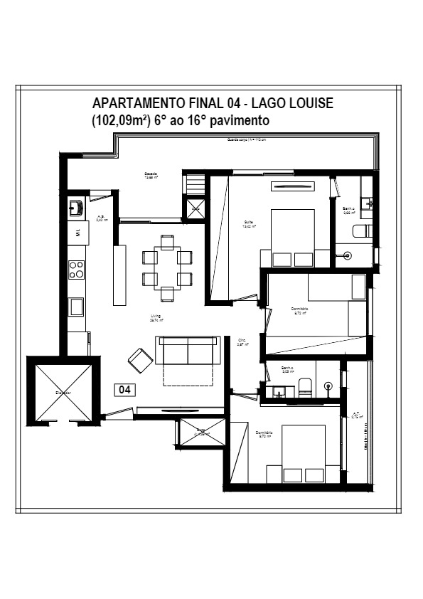 Planta 3 de Lago Louise