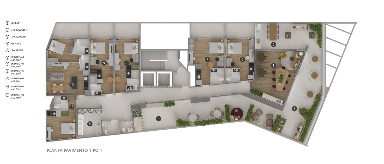 Planta 7 de Parkside Itajaí