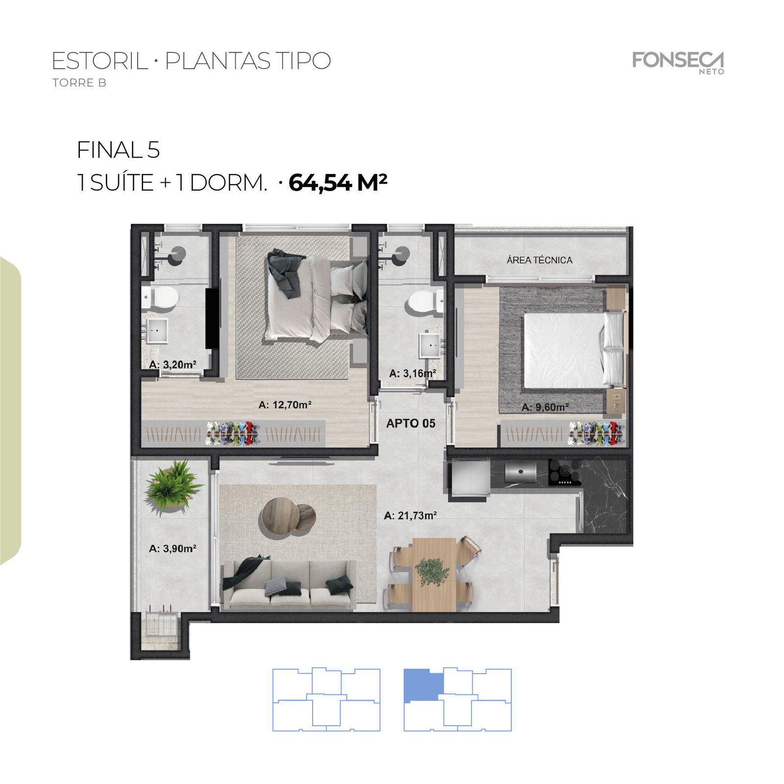 Planta 16 de Residencial Estoril