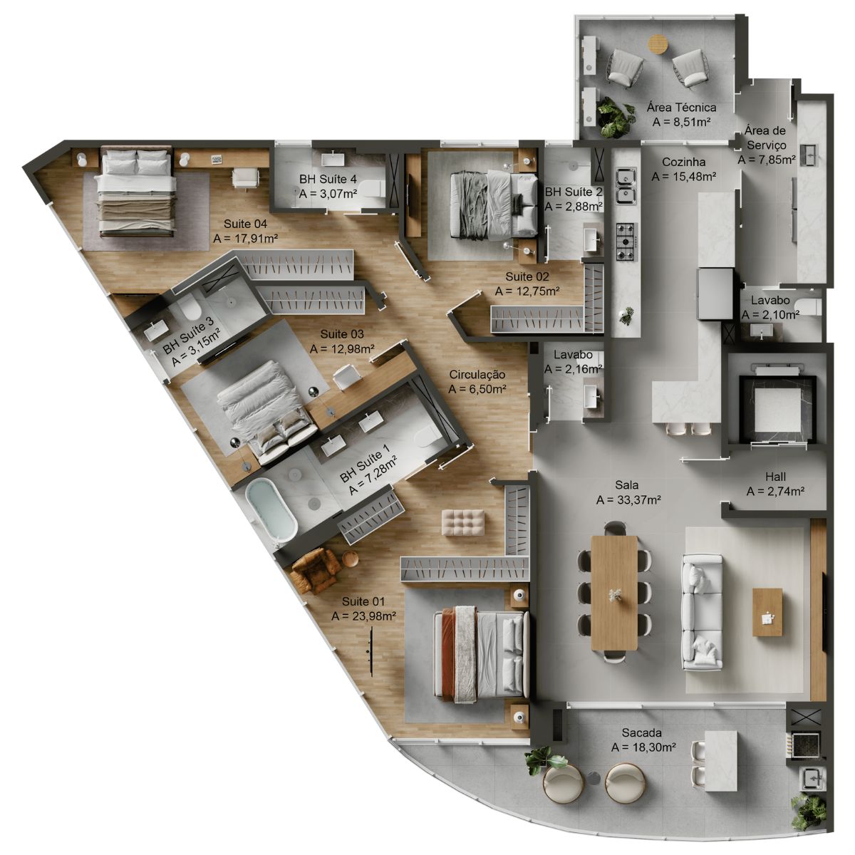 Planta 1 de Lotisa Sun Park